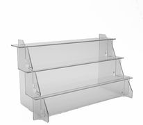 Горки подставки для витрин, Горки для витрин разборные, Карман информационный ПВХ подвесной две секции , предлагаем купить Горка разборная боковой ограничитель в интернет-магазине Posmshop. Изготовление и продажа POS-материалов высокого качества. Индивиду